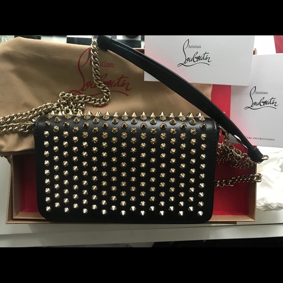 louboutin spike purse